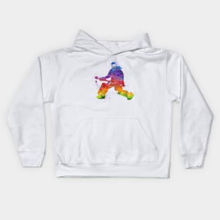 Girl Field Hockey Goalie Watercolor Sport Gift Kids Hoodie